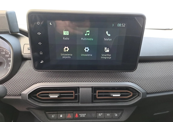Dacia Sandero Stepway cena 77999 przebieg: 118, rok produkcji 2023 z Mońki małe 172